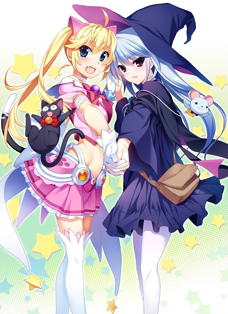 matsushima michiru, kazami kazuki, and nyanmel (grisaia and 2 more) drawn by fumio_(ura_fmo) and watanabe_akio