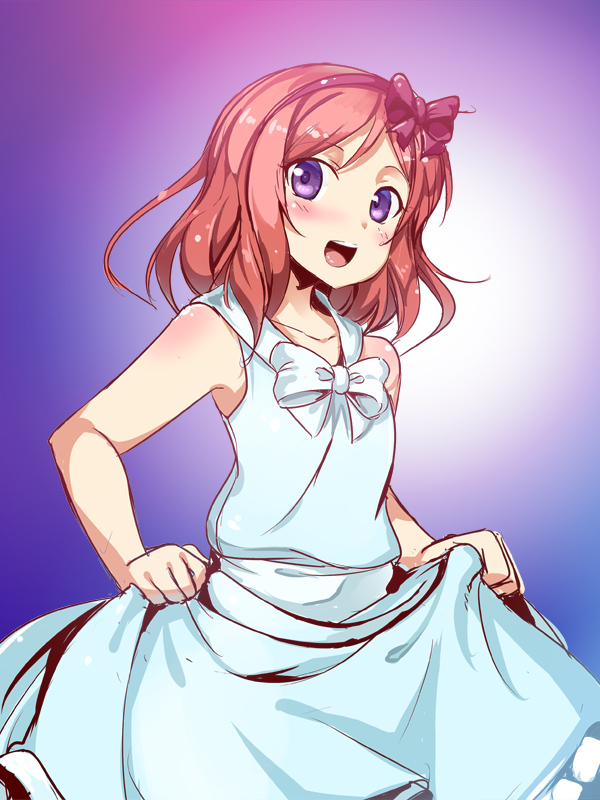 nishikino maki (love live! and 1 more) drawn by ajishio