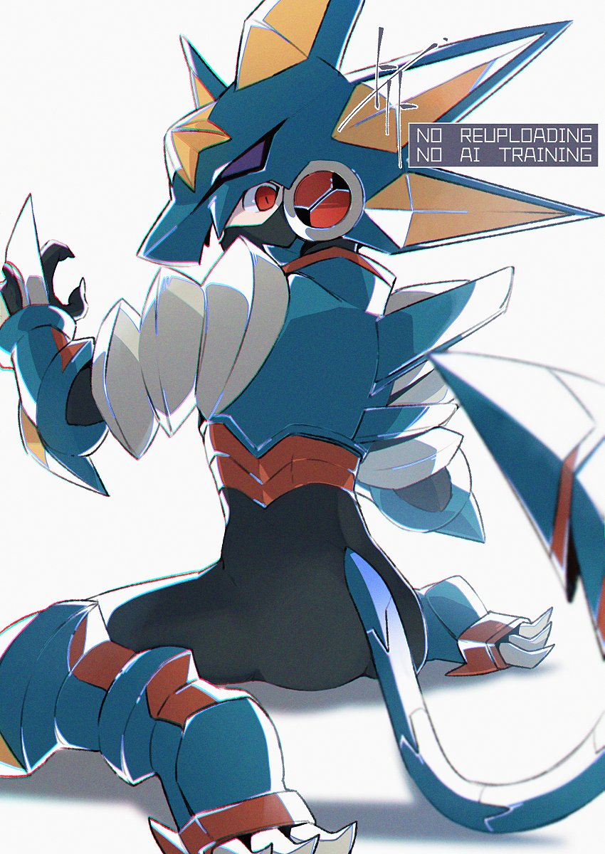 megaman.exe and gregar (mega man and 2 more) drawn by to_i_to_io