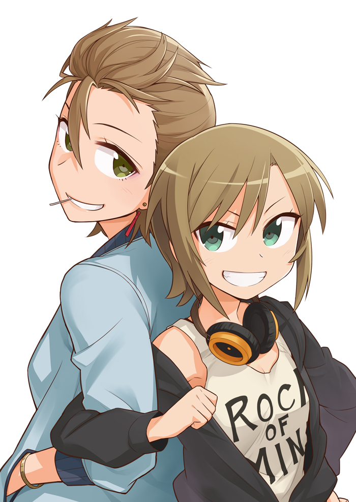 tada riina and kimura natsuki (idolmaster and 1 more) drawn by heebee