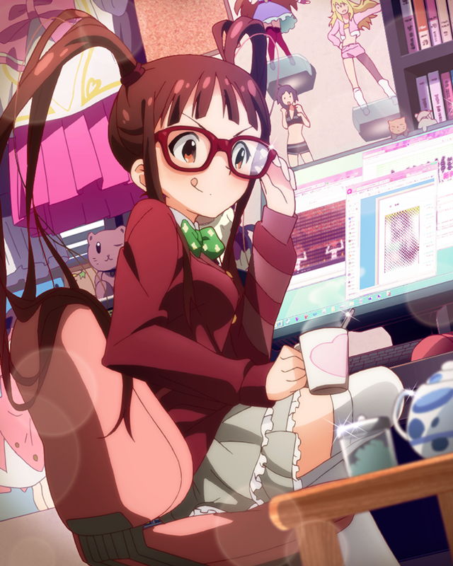 hoshii miki, kikuchi makoto, minase iori, and matsuda arisa (idolmaster and 1 more)