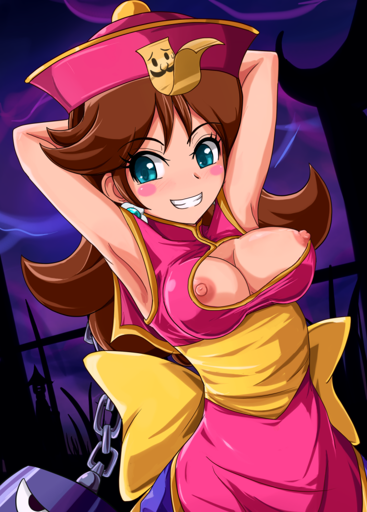 luigi, princess daisy, and hsien-ko (mario and 1 more) drawn by sigurd_hosenfeld
