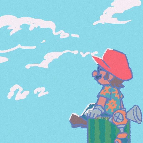 mario and f.l.u.d.d. (mario and 1 more) drawn by bellhenge