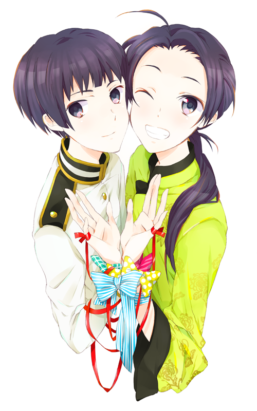 japan and china (axis powers hetalia) drawn by hinabu