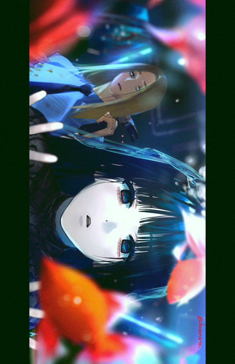 osaragi and shishiba (sakamoto days) drawn by chanoo_artz