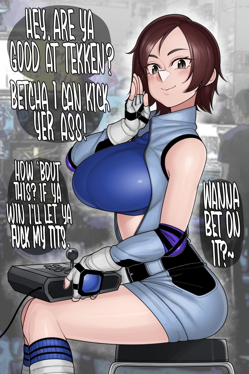 kazama asuka (tekken and 1 more) drawn by ekz_(robotekz)