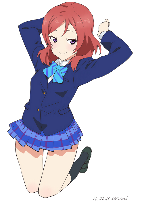 nishikino maki (love live! and 1 more) drawn by baba_arumi