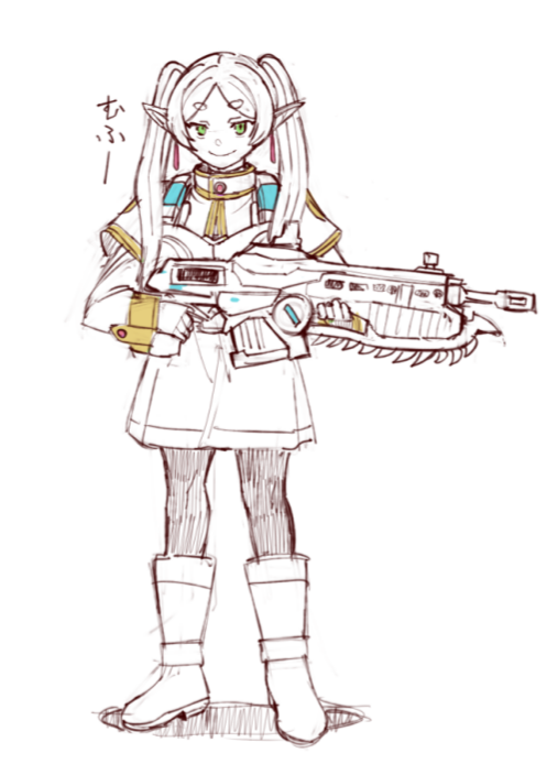 frieren (sousou no frieren and 1 more) drawn by kin-san_(sasuraiga)