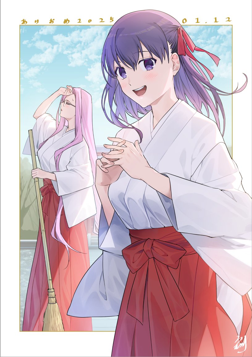 matou sakura and medusa (fate and 1 more) drawn by noko_morokoshi