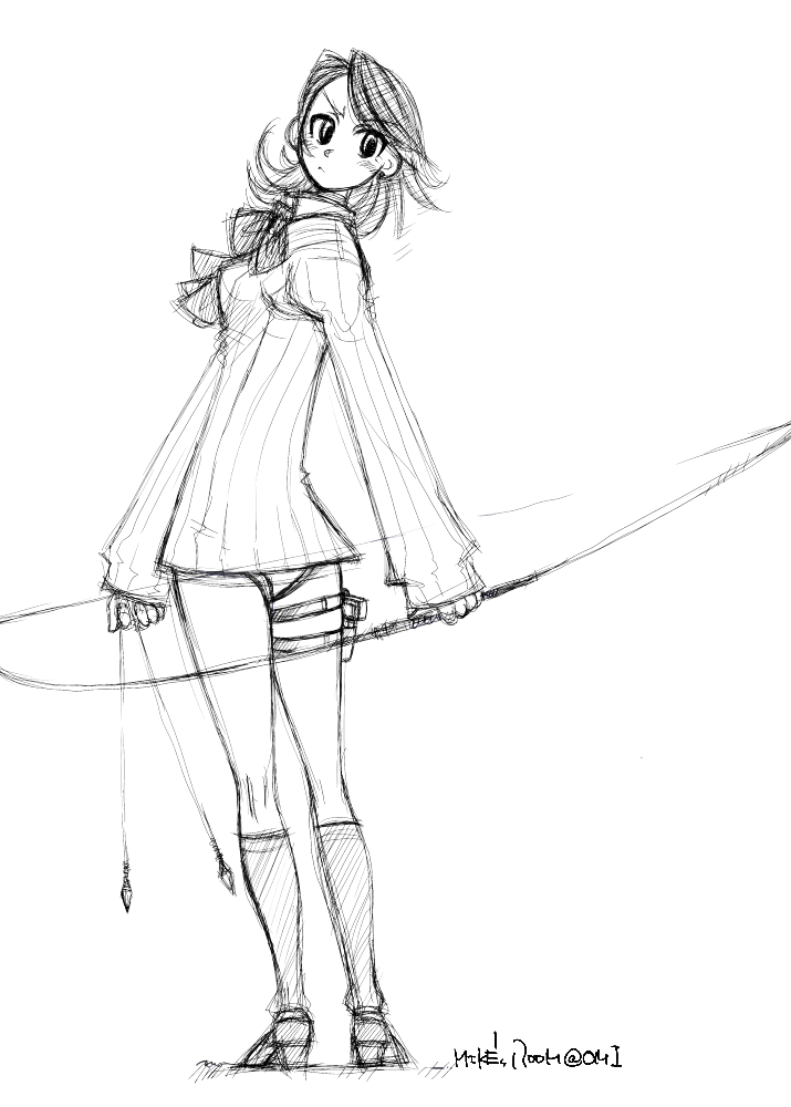 takeba yukari (persona and 1 more) drawn by mike156
