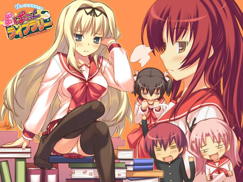 kousaka tamaki, yuzuhara konomi, kusugawa sasara, maaryan, and kousaka yuuji (to heart and 1 more) drawn by amazuyu_tatsuki