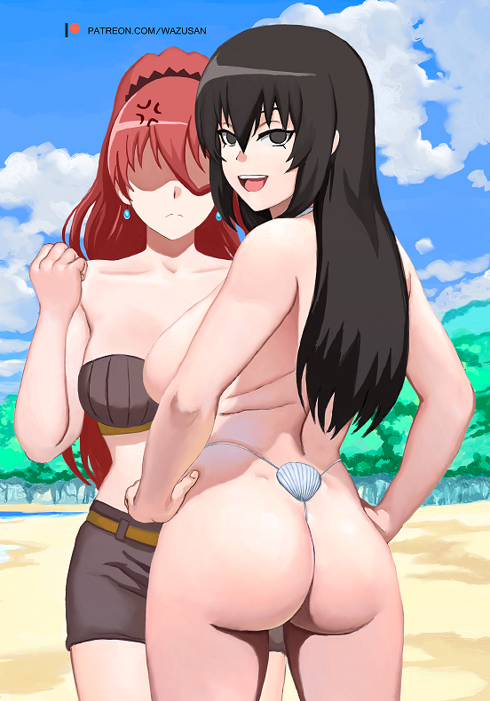 ikusaba maya and kilmaria (isekai one turn kill nee-san: ane douhan no isekai seikatsu hajimemashita) drawn by wazu_san