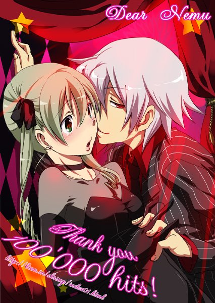 maka albarn and soul evans (soul eater) drawn by shuri_(84k)