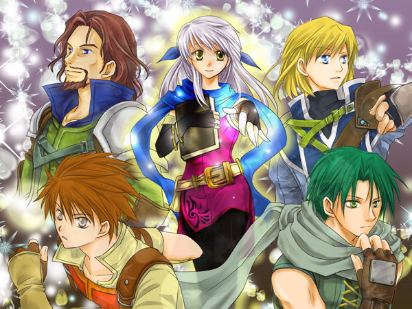 micaiah, sothe, leonardo, edward, and nolan (fire emblem and 1 more) drawn by osakabe_yanagi
