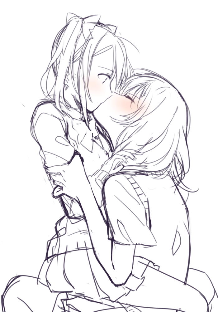 nishikino maki and yazawa nico (love live! and 1 more) drawn by electric_flower