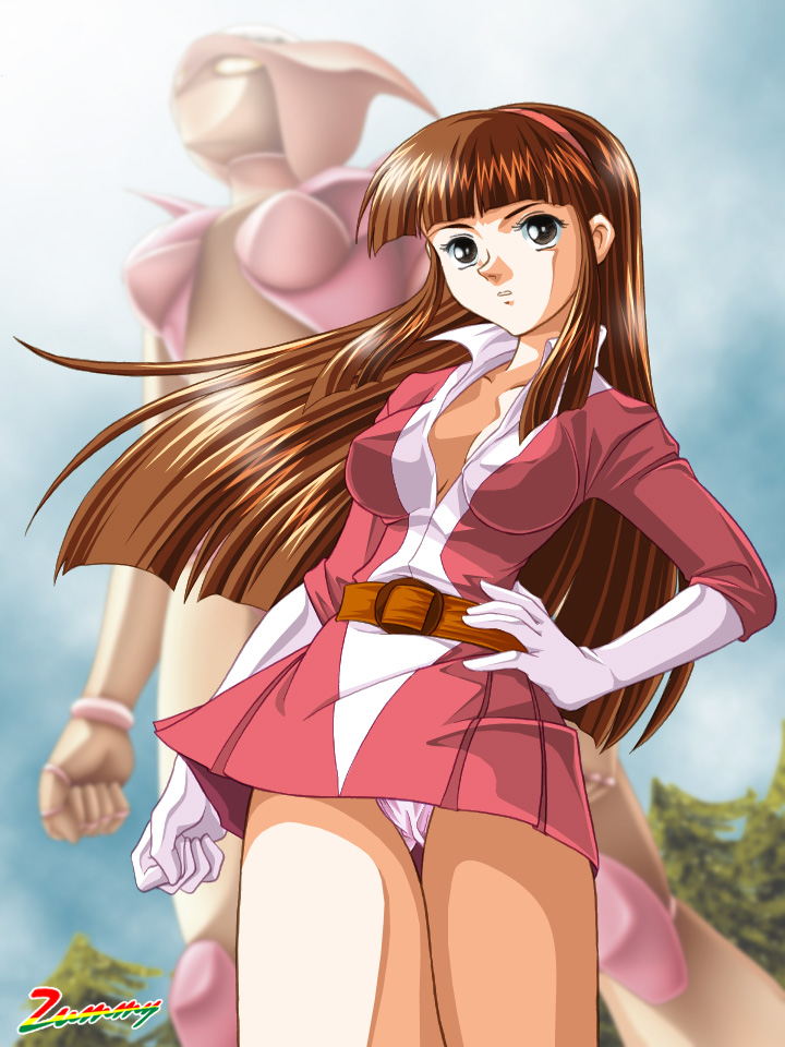 yumi sayaka and aphrodai a (mazinger and 1 more) drawn by zummy
