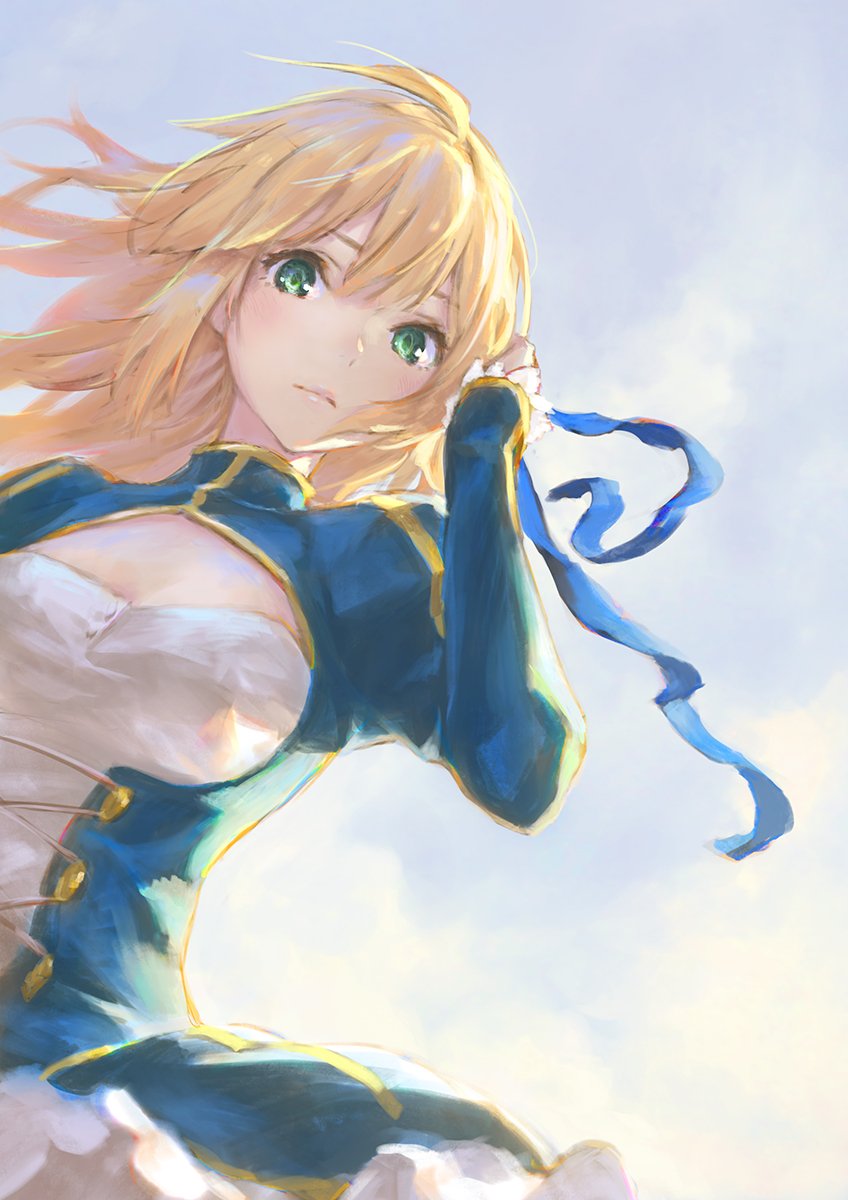 artoria pendragon and saber (fate and 1 more) drawn by hisakata_souji