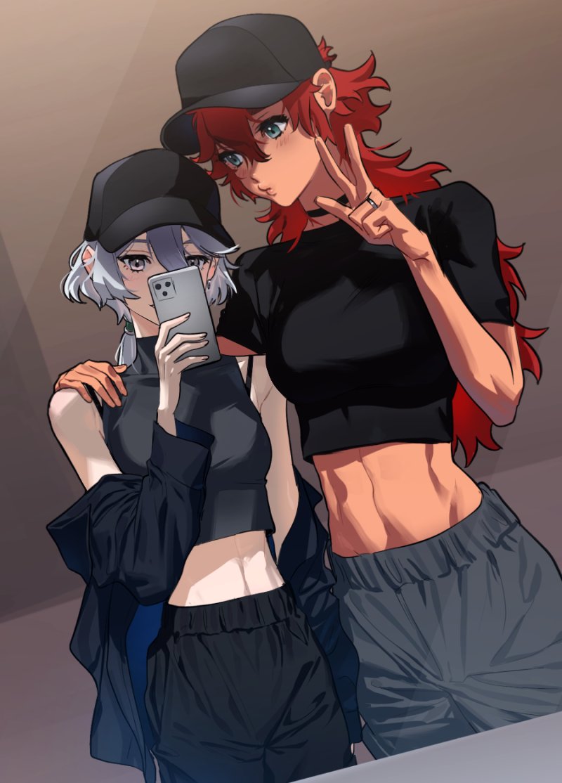 suletta mercury and miorine rembran (gundam and 1 more) drawn by baesong