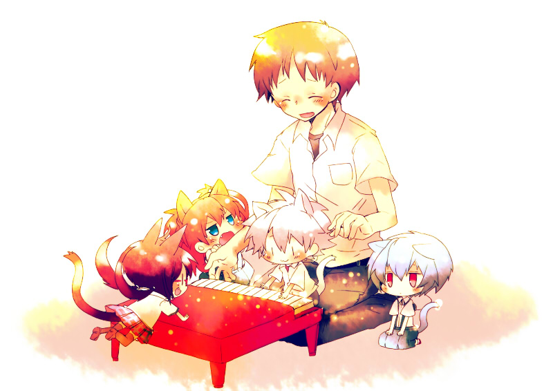 souryuu asuka langley, ayanami rei, ikari shinji, nagisa kaworu, and makinami mari illustrious (neon genesis evangelion and 1 more) drawn by kuro_yuzu