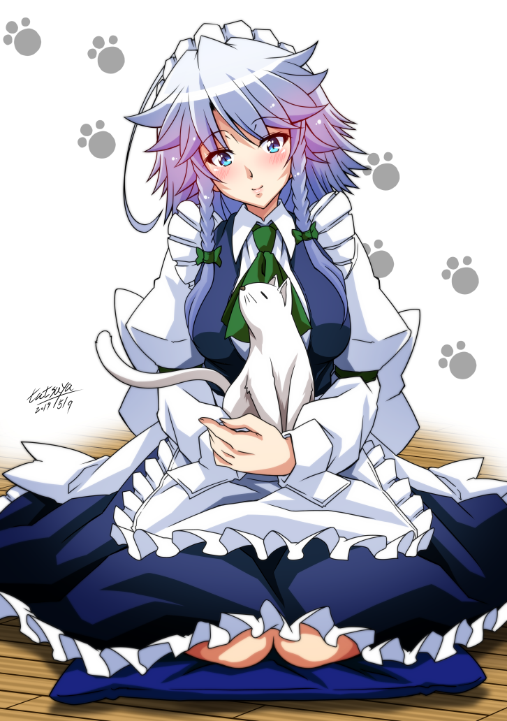 izayoi sakuya (touhou and 1 more) drawn by tatsuya_(guild_plus)