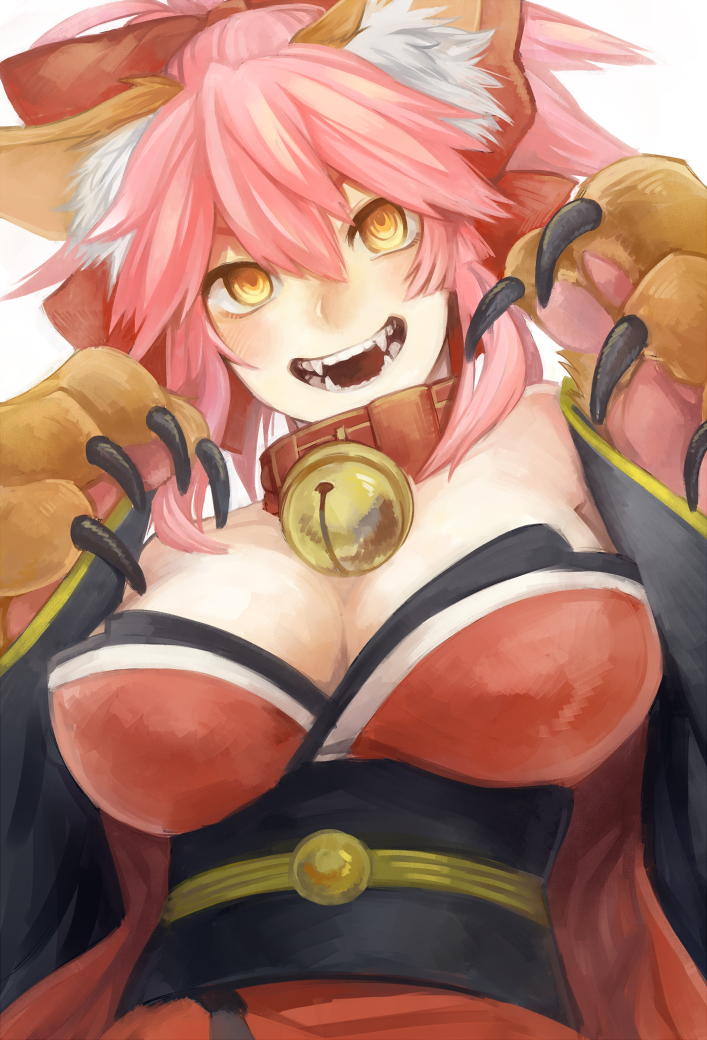 tamamo and tamamo cat (fate and 1 more) drawn by washida