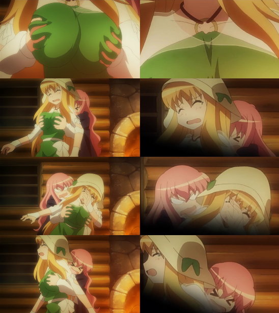 louise francoise le blanc de la valliere and tiffania westwood (zero no tsukaima)