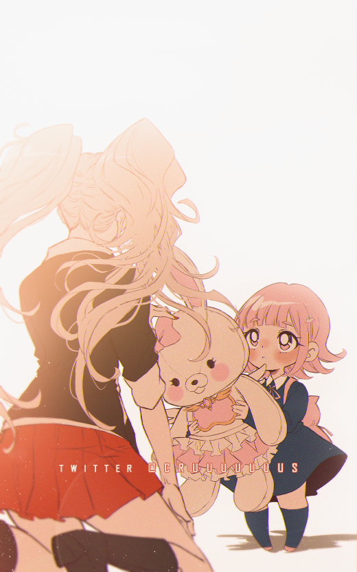 nanami chiaki, enoshima junko, and usami (danganronpa and 3 more) drawn by criis-chan