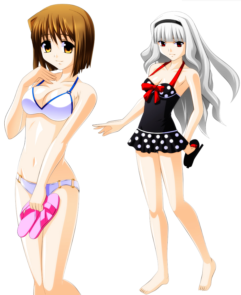 shijou takane and hagiwara yukiho (idolmaster) drawn by engo_(aquawatery)