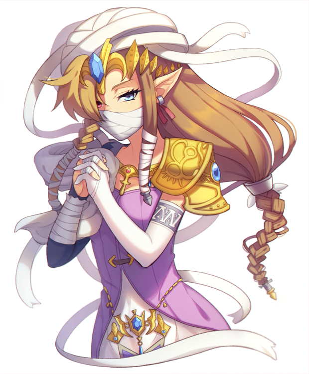 princess zelda and sheik (the legend of zelda and 3 more) drawn by wusagi2