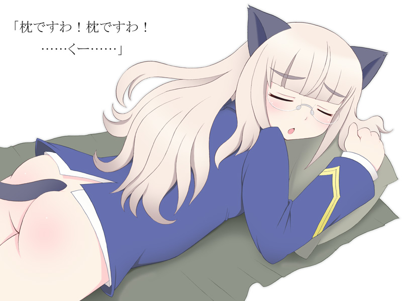 perrine h. clostermann (world witches series and 1 more) drawn by kurappii