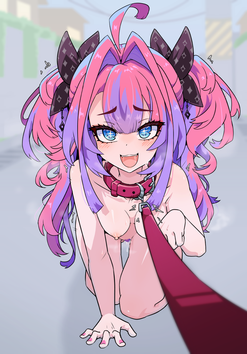 kikirara vivi (hololive and 1 more) drawn by moral_cacoethes