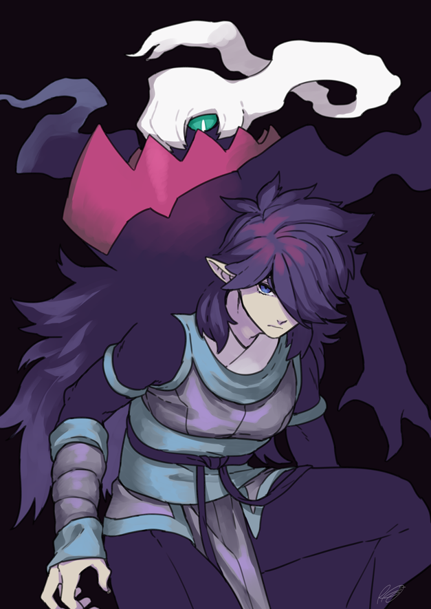 darkrai and fengxi (pokemon and 1 more) drawn by rkp