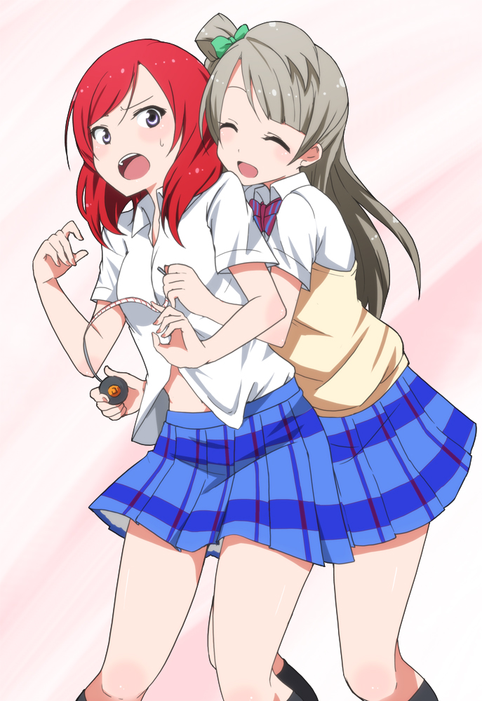 nishikino maki and minami kotori (love live! and 1 more) drawn by kidachi