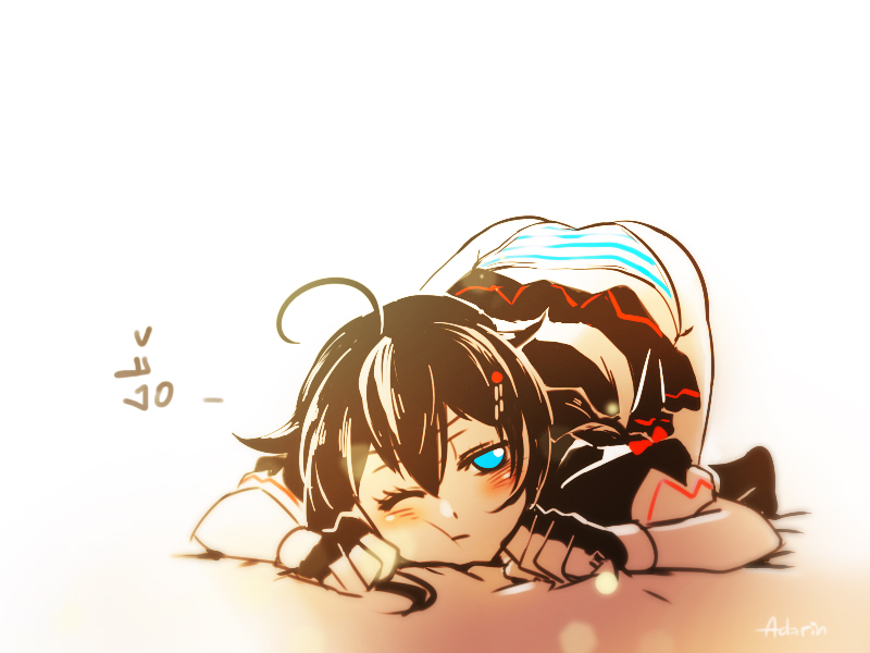shigure and shigure kai ni (kantai collection) drawn by adarin