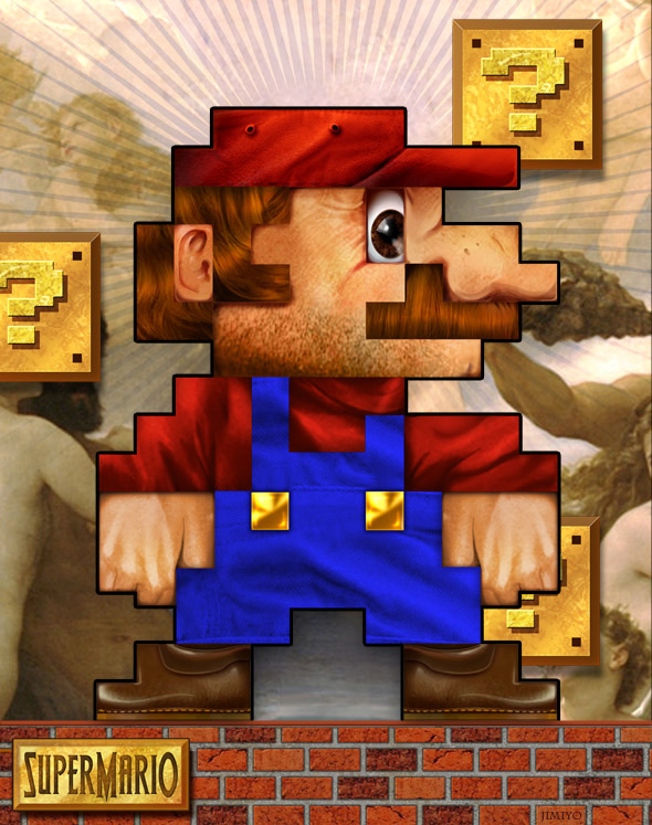 mario (mario and 1 more) drawn by jimi_benedict