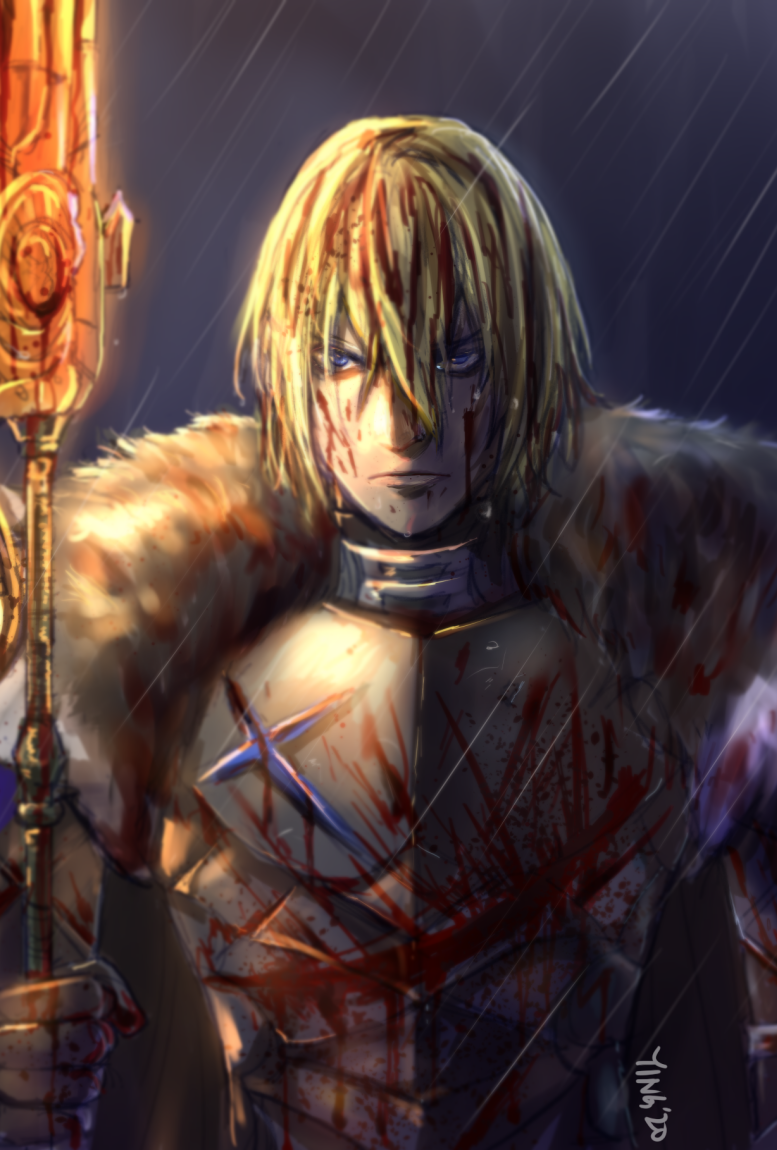 dimitri alexandre blaiddyd (fire emblem and 1 more) drawn by meansary