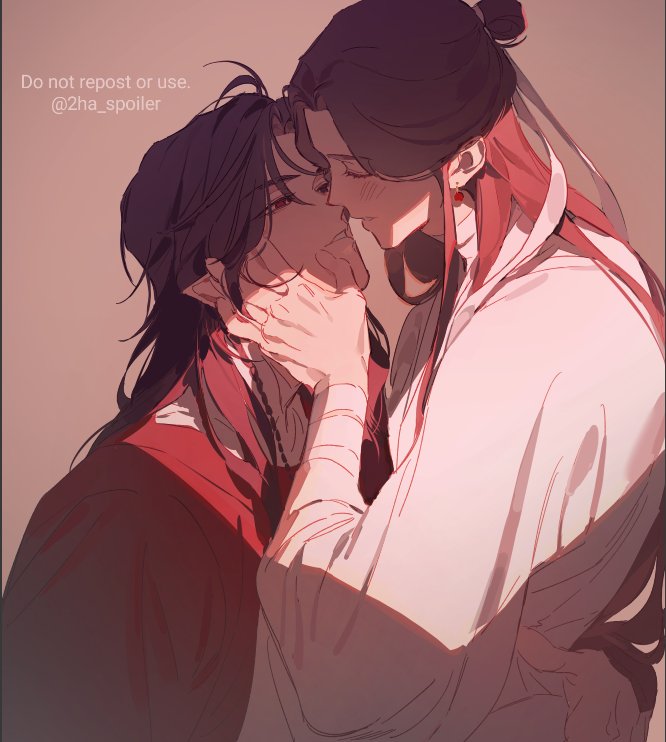 xie lian and hua cheng (tianguan cifu) drawn by galbae