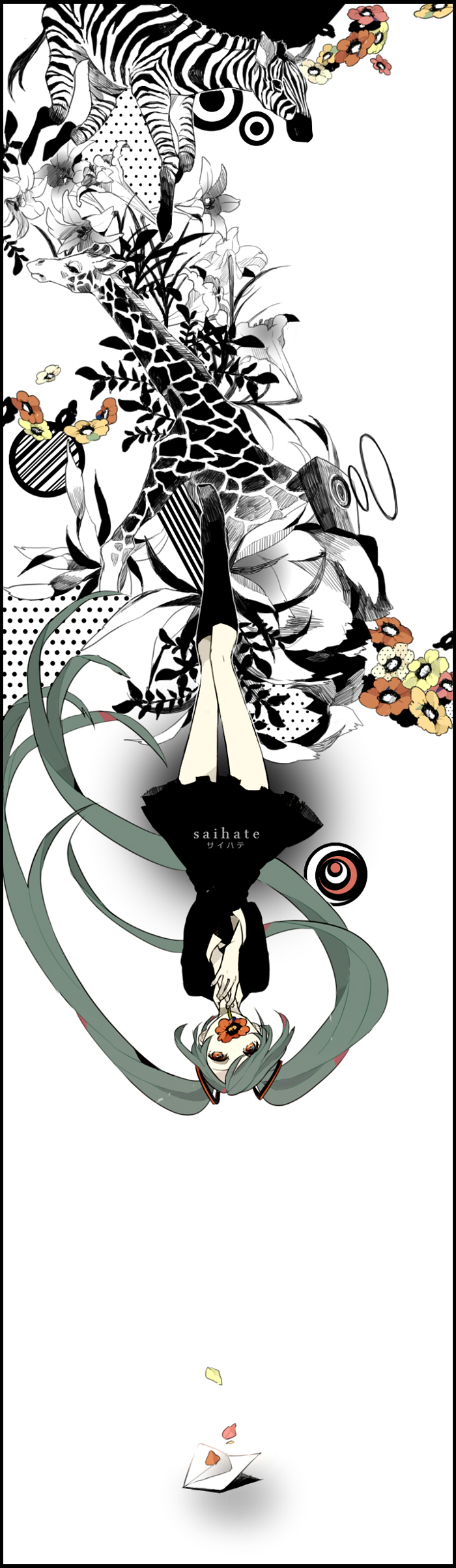 hatsune miku (vocaloid and 1 more) drawn by o-ishi