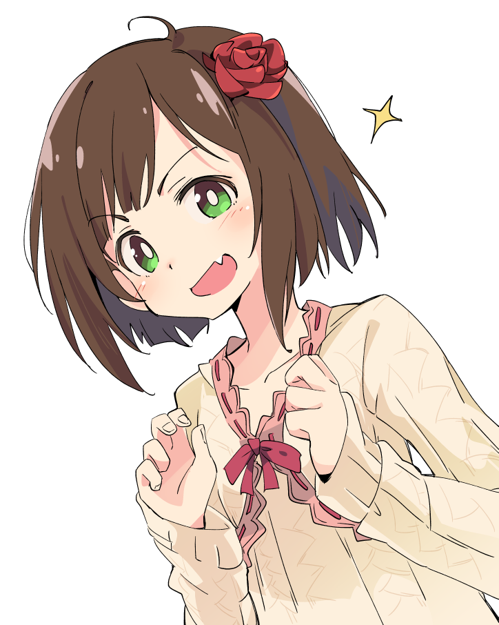maekawa miku (idolmaster and 1 more) drawn by ixy
