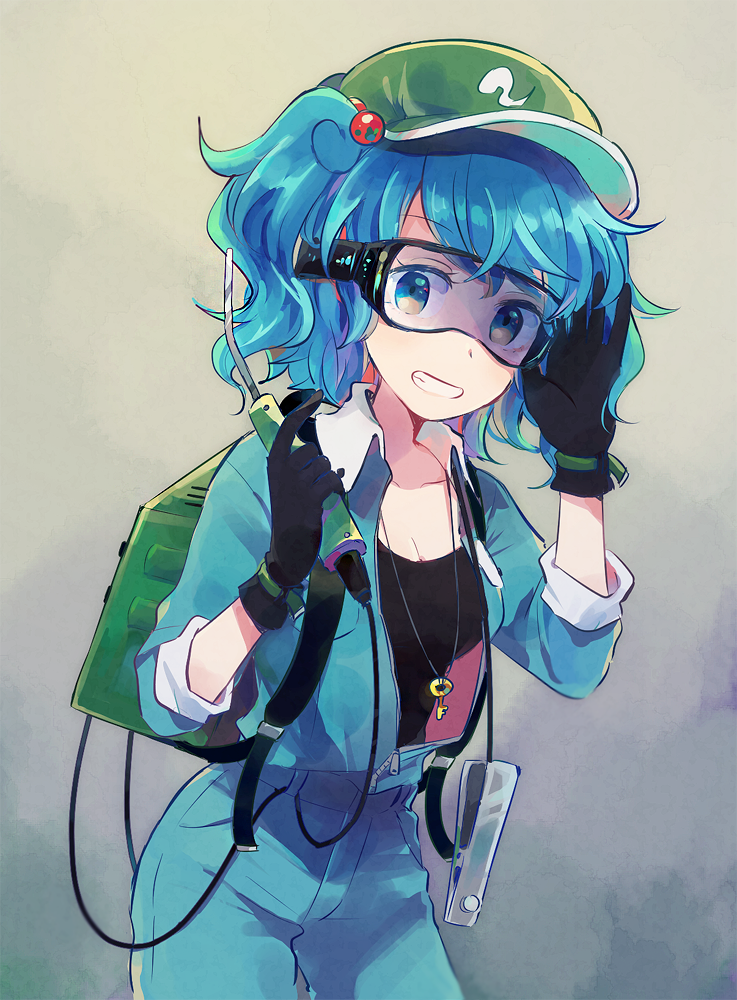 kawashiro nitori (touhou) drawn by mozukuzu_(manukedori)