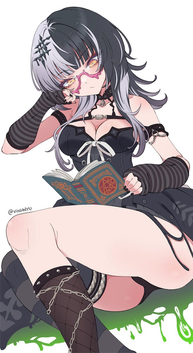 shiori novella (hololive and 1 more) drawn by vinhnyu