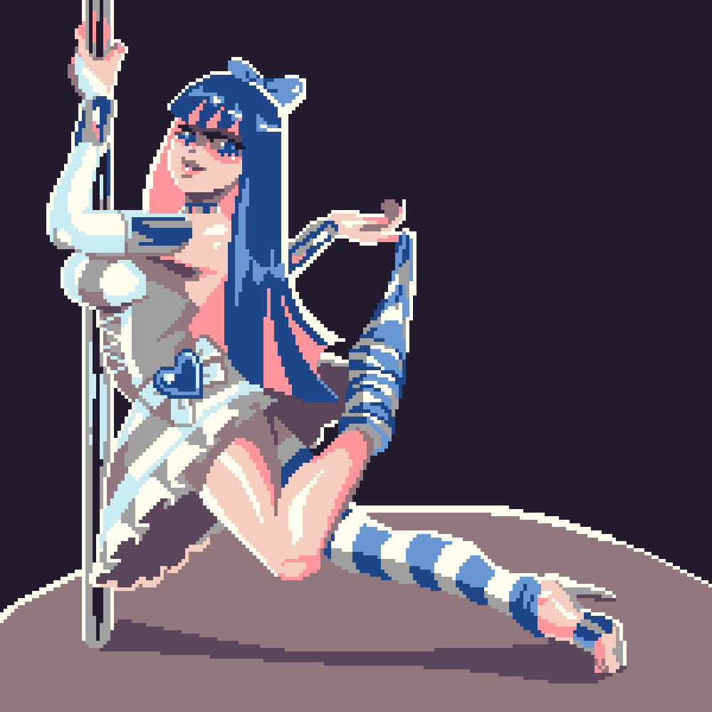 stocking (panty & stocking with garterbelt) drawn by g_(jiskeyjasket)