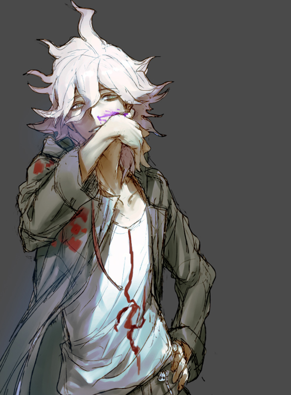 komaeda nagito (danganronpa and 1 more) drawn by kokutan_kitsunen
