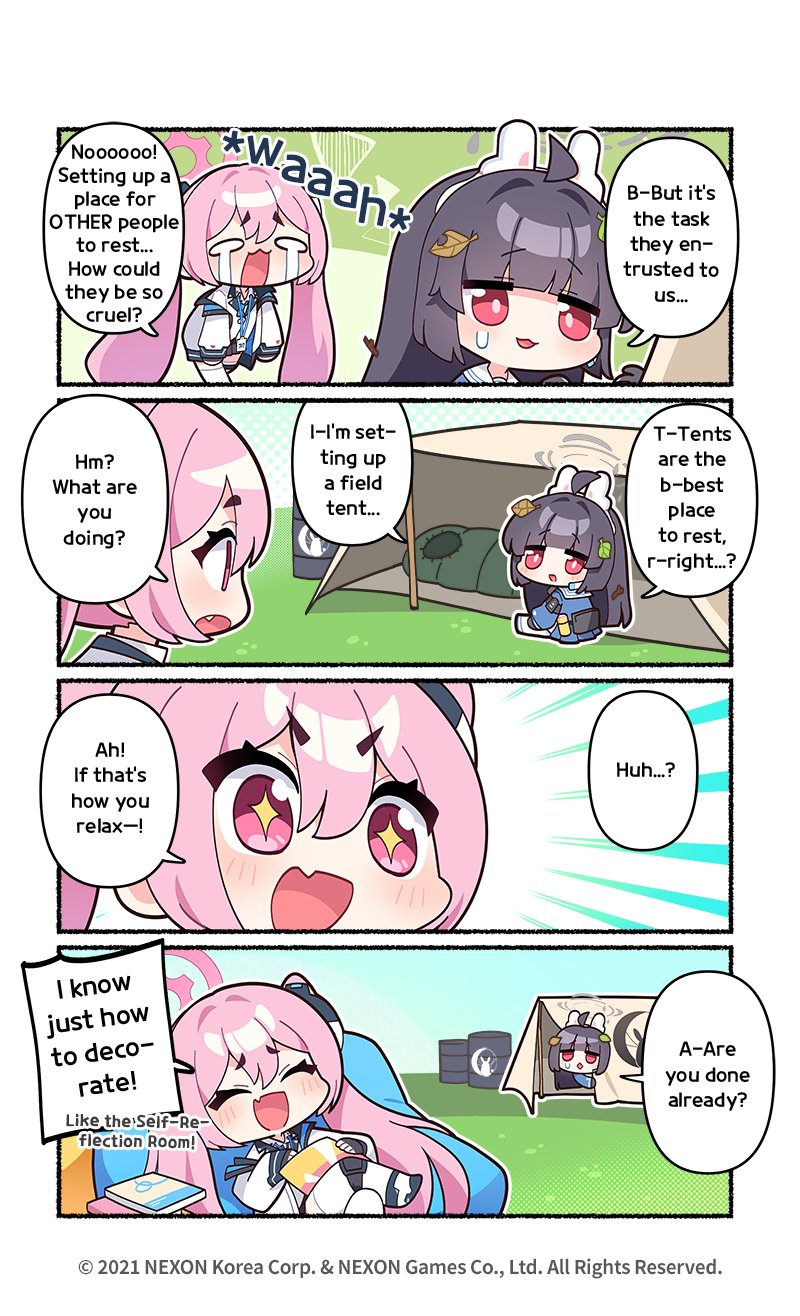 miyu and koyuki (blue archive) drawn by donmin_h