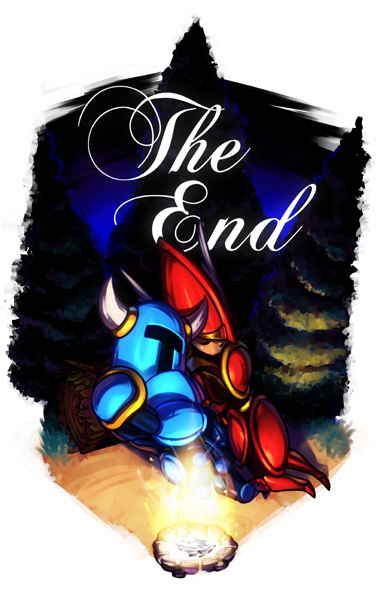 shovel knight and shield knight (shovel knight) drawn by koi_drake