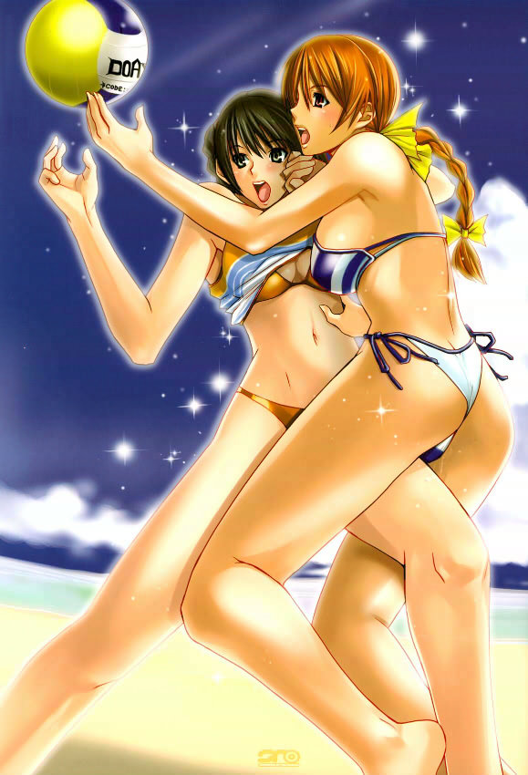 kasumi and lei fang (dead or alive) drawn by ooshima_ryou