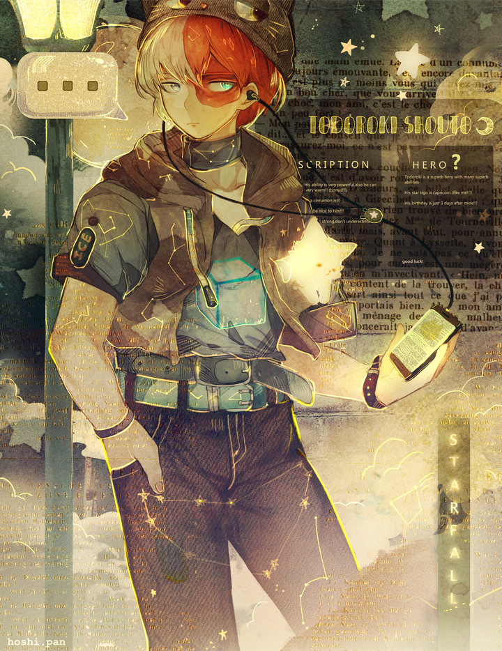 todoroki shoto (boku no hero academia) drawn by hoshi-pan