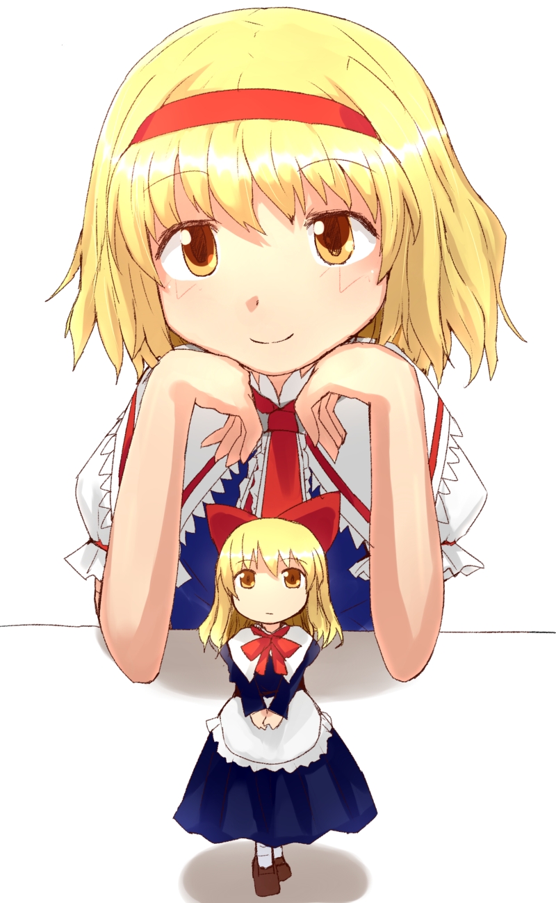 alice margatroid and shanghai doll (touhou) drawn by dai-erie