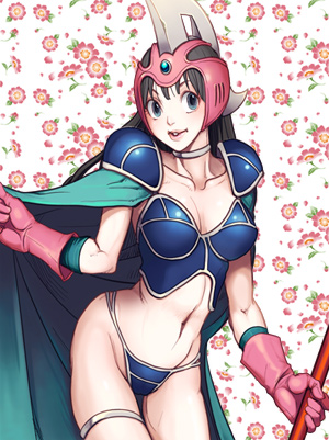 chi-chi (dragon ball and 1 more) drawn by harumaki