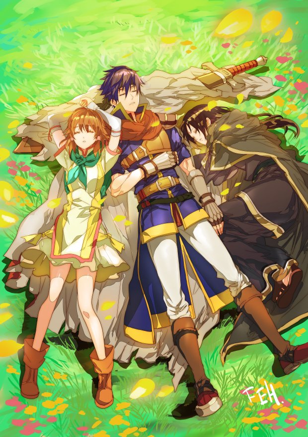 ike, soren, and mist (fire emblem and 1 more) drawn by nanathuika